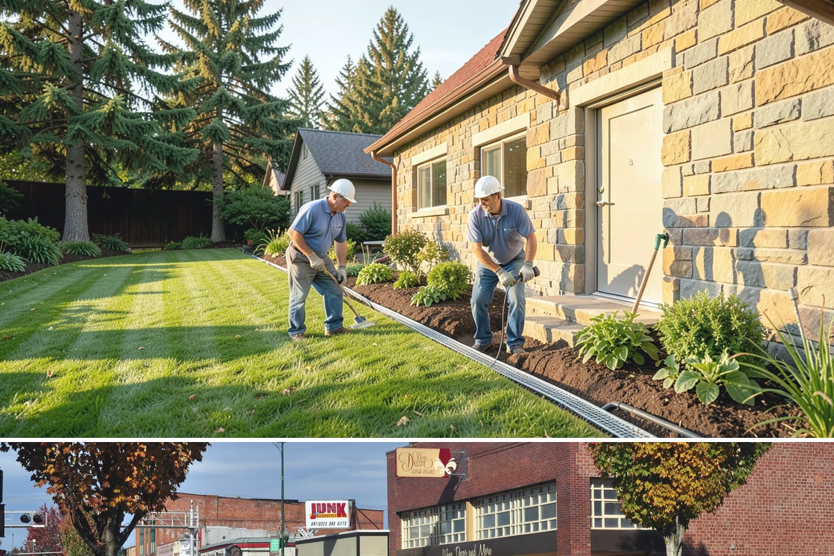Outdoor Fireplace Installation in Puyallup, Pierce County, WA - Best built spring through fall.