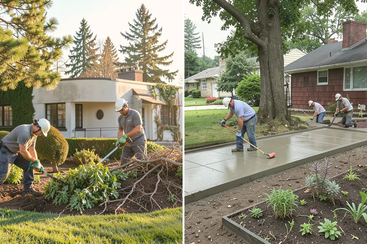 Outdoor Fireplace Installation in Sammamish, King County, WA - Design the fireplace and placement