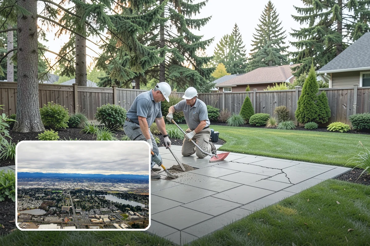 Outdoor Fireplace Installation in SeaTac, King County, WA - A dramatic patio focal point