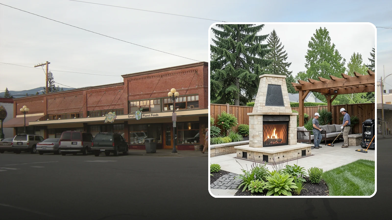 Outdoor Fireplace Installation in Sedro-Woolley, Skagit County, WA - Custom outdoor fireplaces that bring warmth, ambiance, and a stunning focal point to your patio.