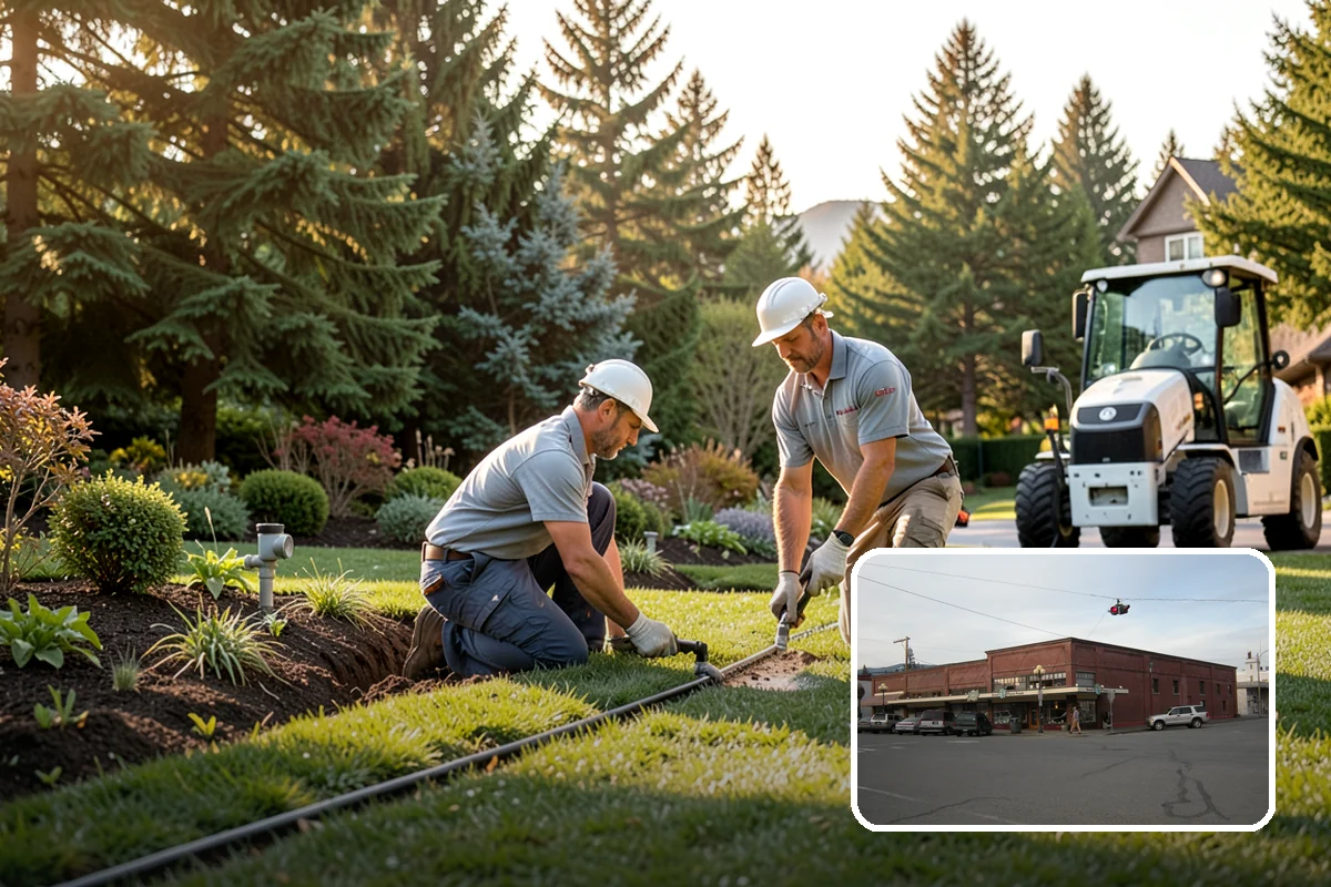 Outdoor Fireplace Installation in Sedro-Woolley, Skagit County, WA - A dramatic patio focal point