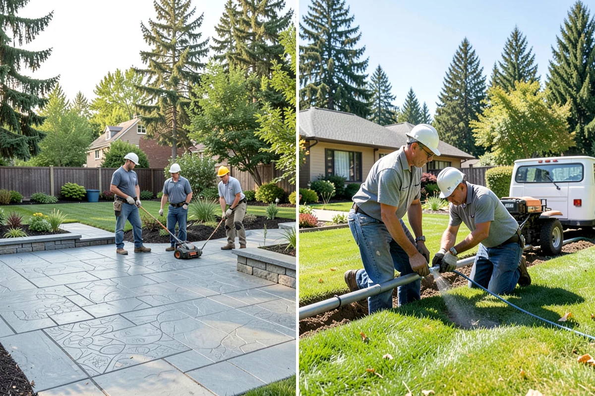 Outdoor Fireplace Installation in Shoreline, King County, WA - Design the fireplace and placement