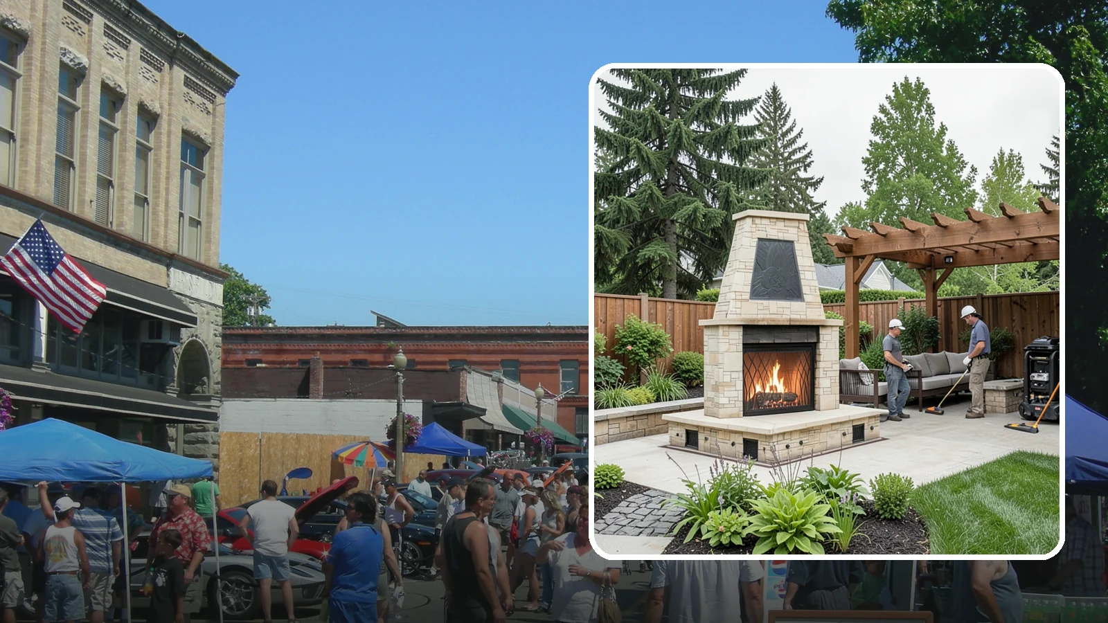 Outdoor Fireplace Installation in Snohomish, Snohomish County, WA - Custom outdoor fireplaces that bring warmth, ambiance, and a stunning focal point to your patio.