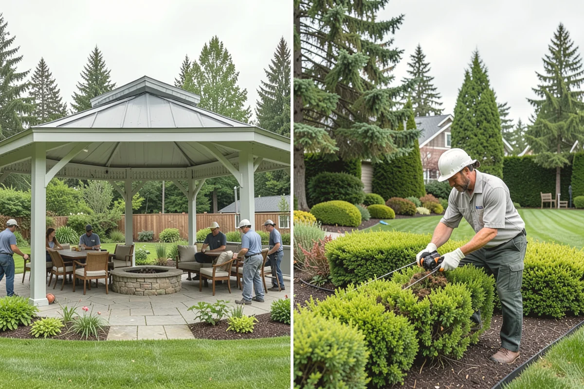 Outdoor Fireplace Installation in Tukwila, King County, WA - Design the fireplace and placement