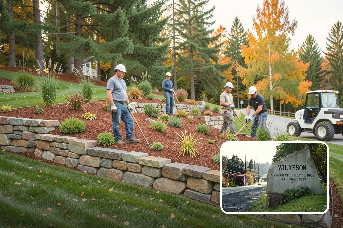 Outdoor Fireplace Installation in Wilkeson, Pierce County, WA - A dramatic patio focal point