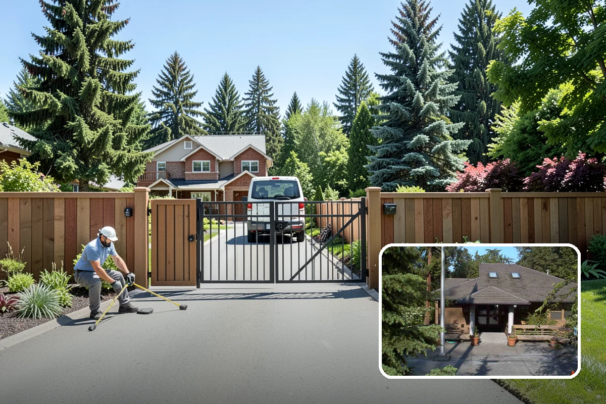 Outdoor Fireplace Installation in Yarrow Point, King County, WA - A dramatic patio focal point