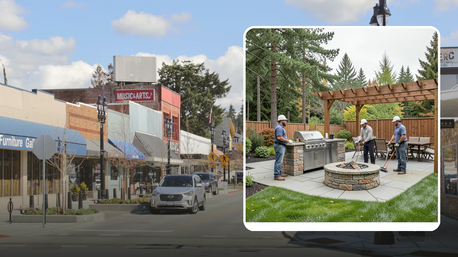 Outdoor Kitchen Installation in Bothell, King County, WA - Custom outdoor kitchens with grills, counters, and storage that turn your backyard into an entertaining hub.