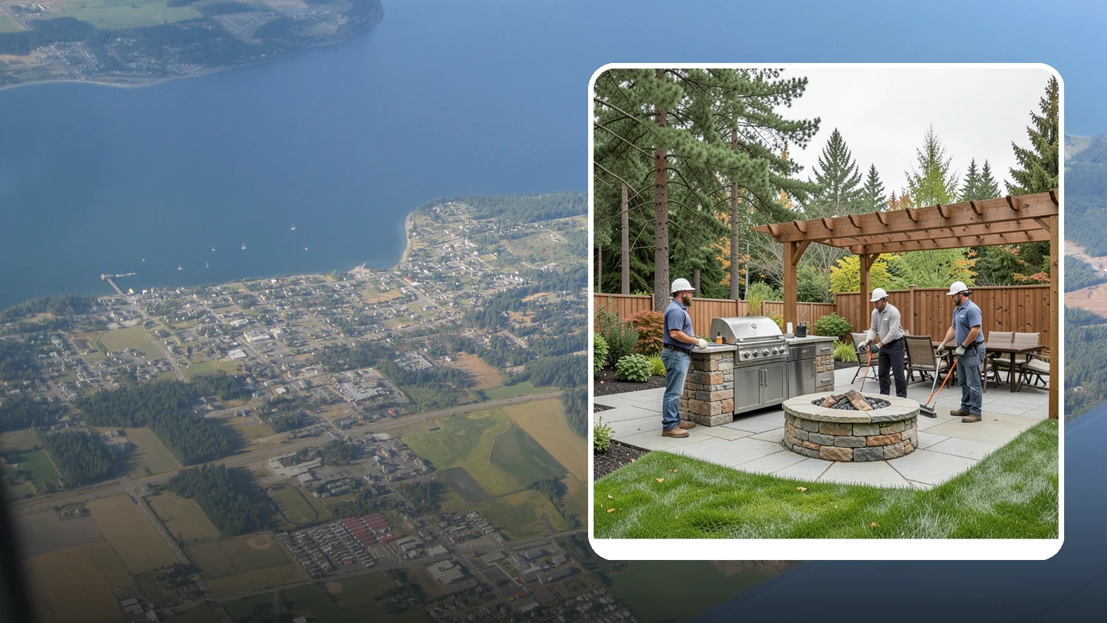 Outdoor Kitchen Installation in Coupeville, Island County, WA - Custom outdoor kitchens with grills, counters, and storage that turn your backyard into an entertaining hub.