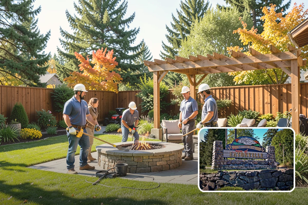 Outdoor Kitchen Installation in Eatonville, Pierce County, WA - Backyard becomes the gathering hub