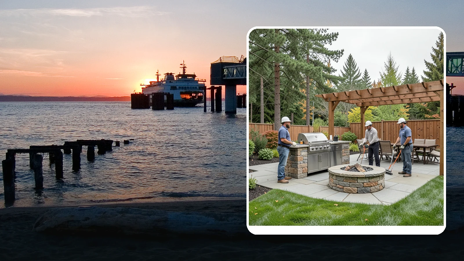 Outdoor Kitchen Installation in Edmonds, Snohomish County, WA - Custom outdoor kitchens with grills, counters, and storage that turn your backyard into an entertaining hub.