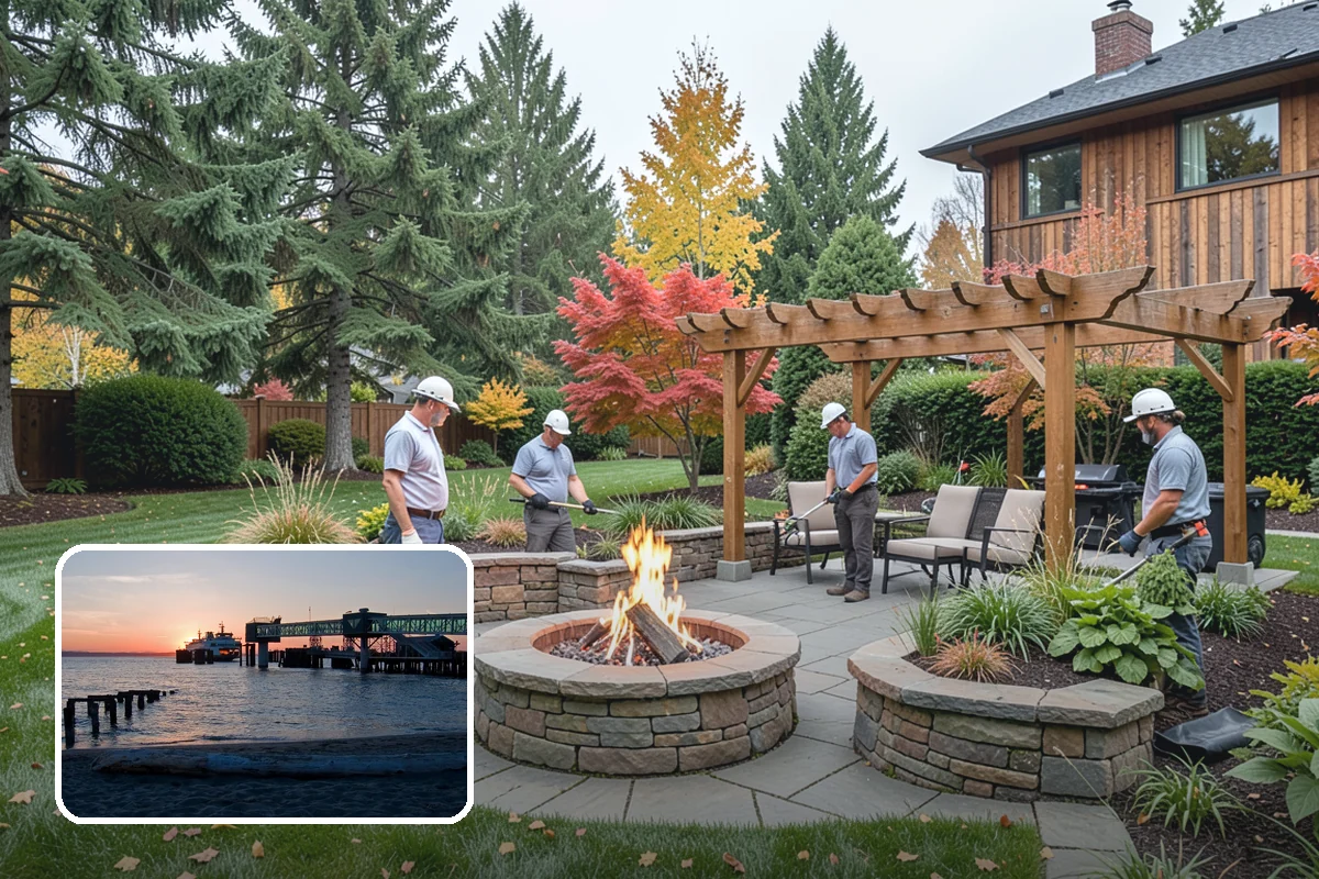 Outdoor Kitchen Installation in Edmonds, Snohomish County, WA - Backyard becomes the gathering hub