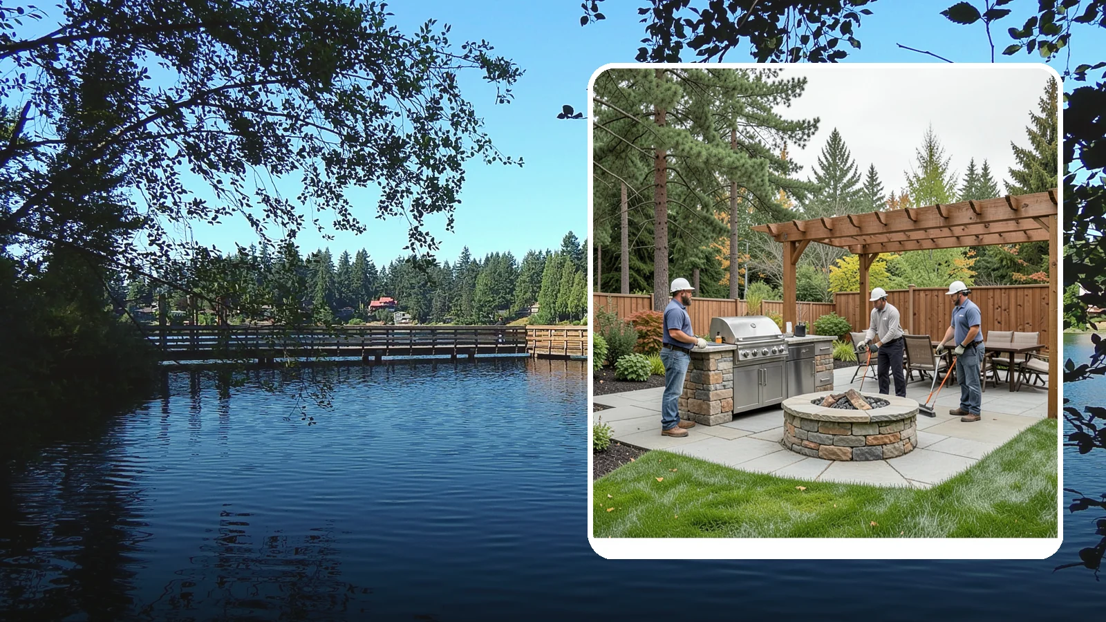 Outdoor Kitchen Installation in Federal Way, King County, WA - Custom outdoor kitchens with grills, counters, and storage that turn your backyard into an entertaining hub.