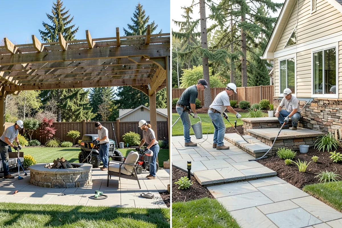 Outdoor Kitchen Installation in Gig Harbor, Pierce County, WA - Design the kitchen layout and features
