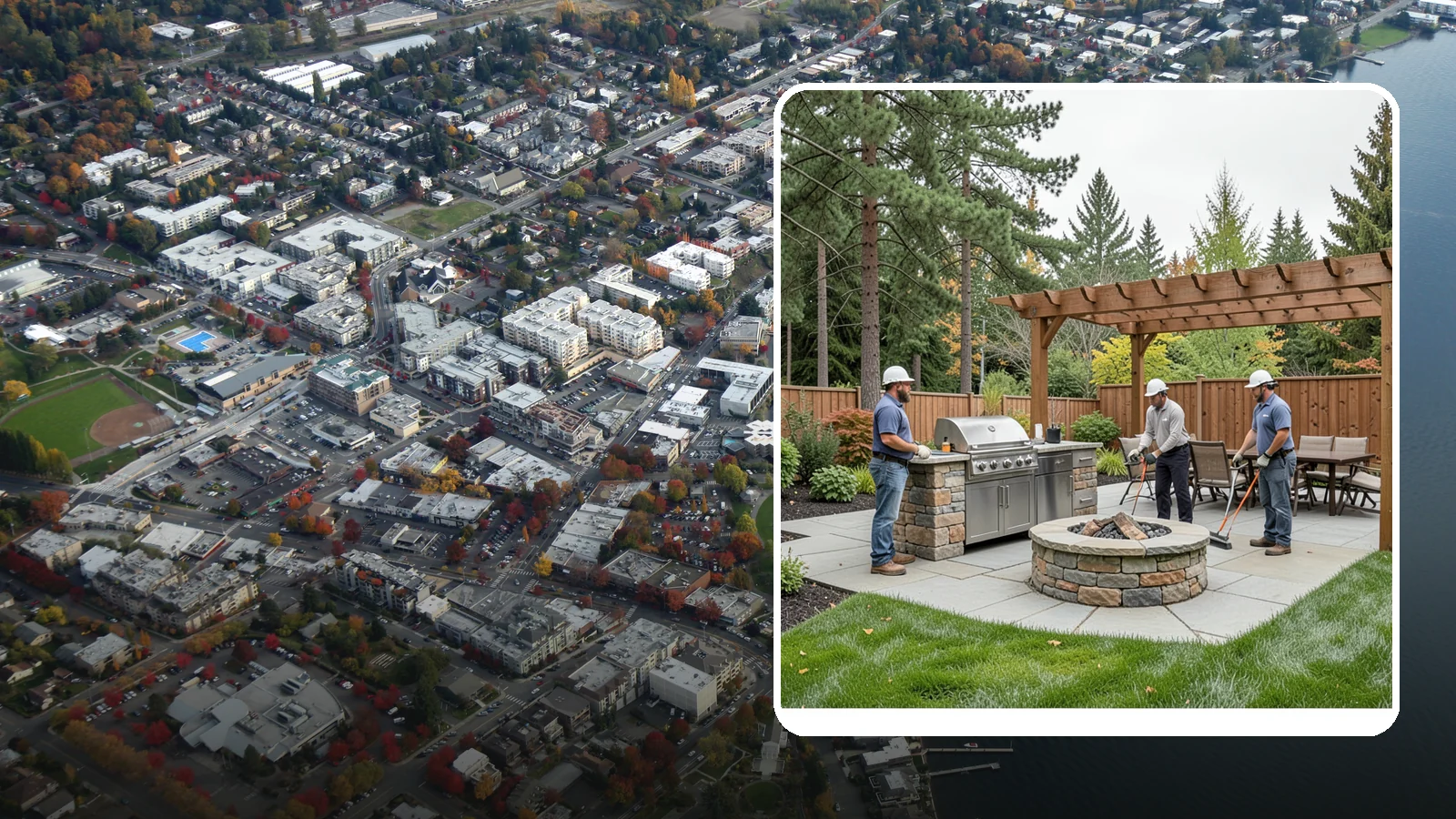 Outdoor Kitchen Installation in Kirkland, King County, WA - Custom outdoor kitchens with grills, counters, and storage that turn your backyard into an entertaining hub.
