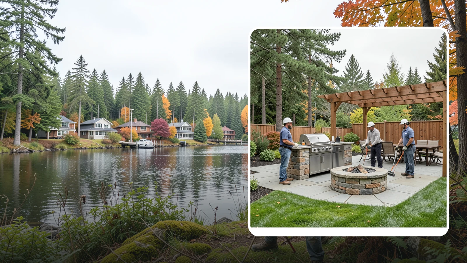 Outdoor Kitchen Installation in La Conner, Skagit County, WA - Custom outdoor kitchens with grills, counters, and storage that turn your backyard into an entertaining hub.