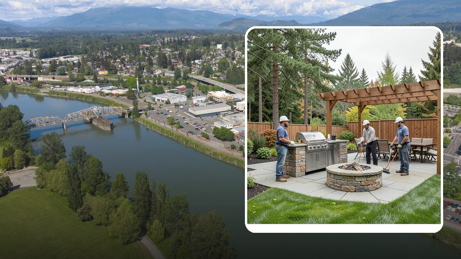Outdoor Kitchen Installation in Mount Vernon, Skagit County, WA - Custom outdoor kitchens with grills, counters, and storage that turn your backyard into an entertaining hub.