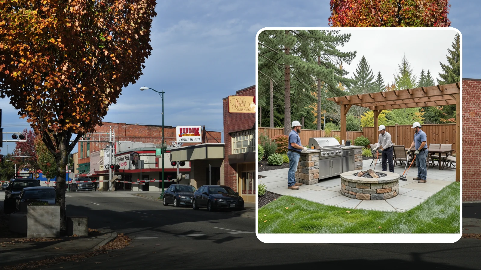 Outdoor Kitchen Installation in Puyallup, Pierce County, WA - Custom outdoor kitchens with grills, counters, and storage that turn your backyard into an entertaining hub.
