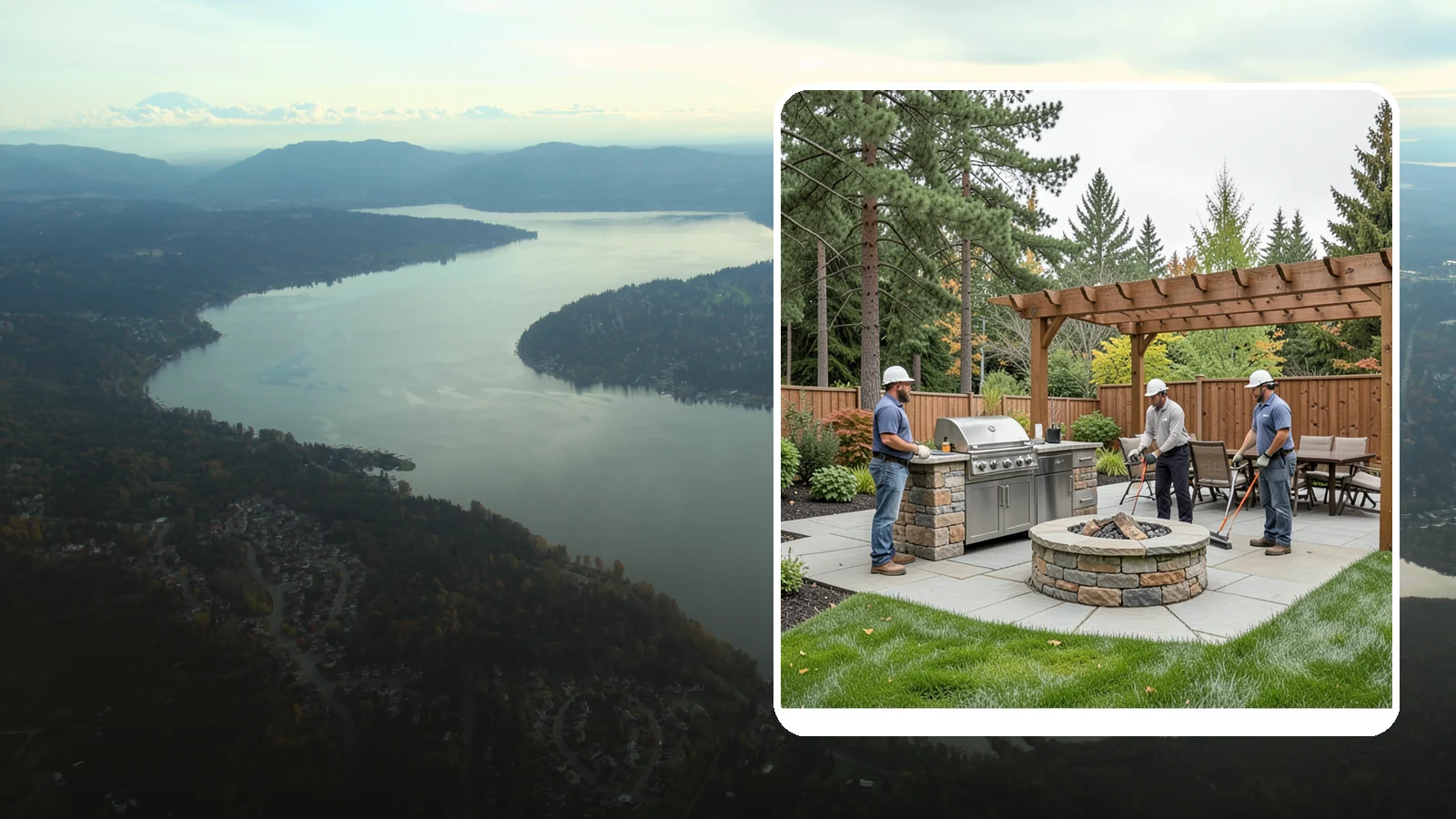 Outdoor Kitchen Installation in Sammamish, King County, WA - Custom outdoor kitchens with grills, counters, and storage that turn your backyard into an entertaining hub.