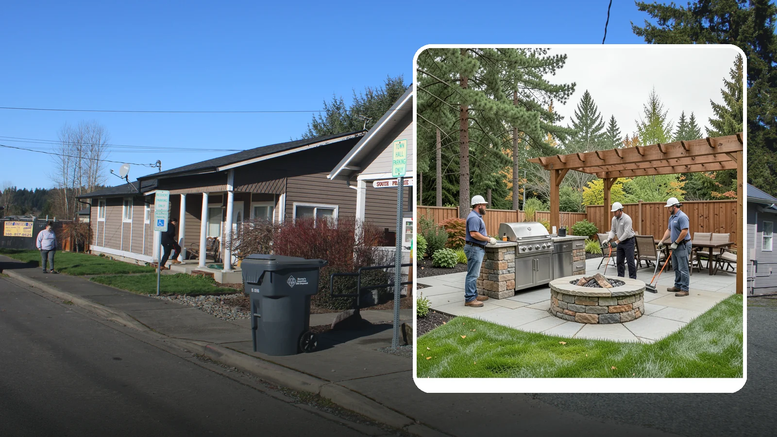 Outdoor Kitchen Installation in South Prairie, Pierce County, WA - Custom outdoor kitchens with grills, counters, and storage that turn your backyard into an entertaining hub.