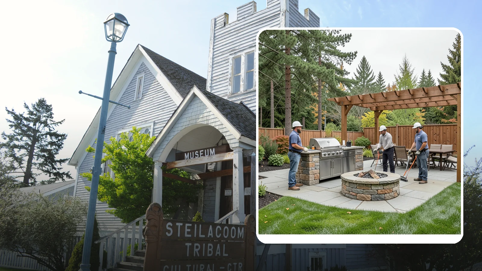 Outdoor Kitchen Installation in Steilacoom, Pierce County, WA - Custom outdoor kitchens with grills, counters, and storage that turn your backyard into an entertaining hub.