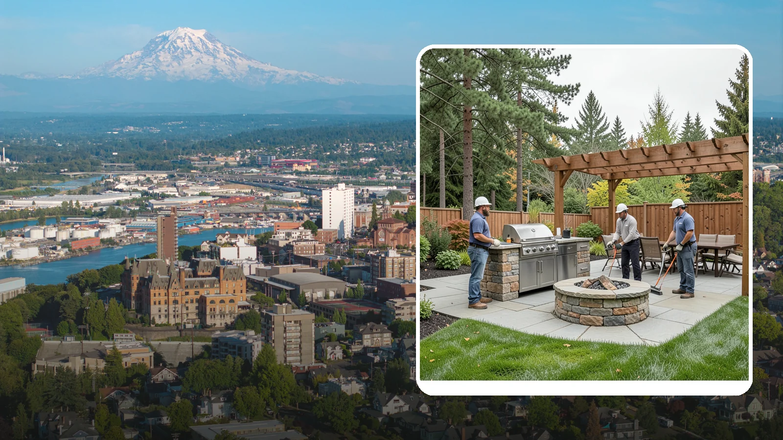 Outdoor Kitchen Installation in Tacoma, Pierce County, WA - Custom outdoor kitchens with grills, counters, and storage that turn your backyard into an entertaining hub.