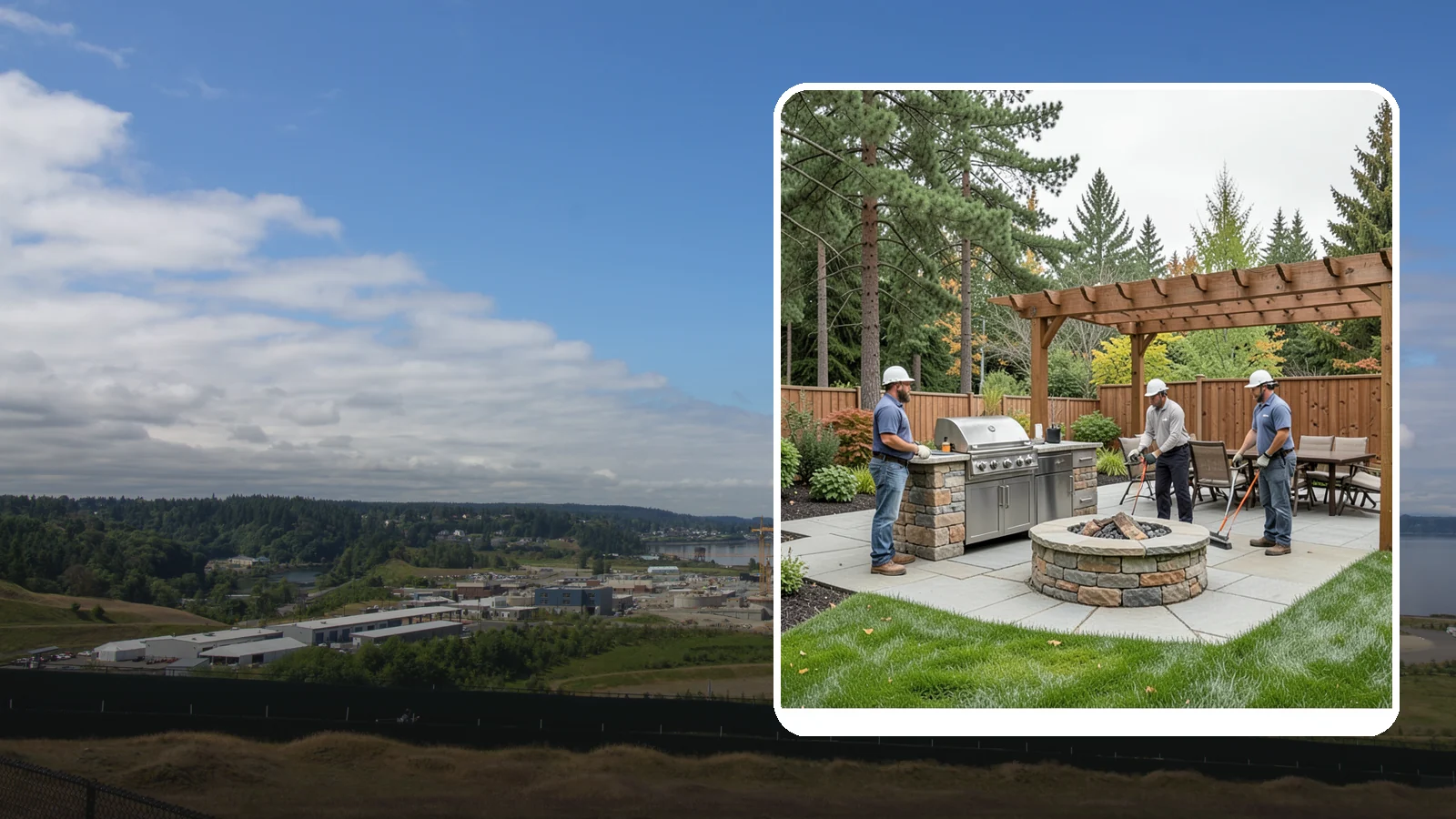 Outdoor Kitchen Installation in University Place, Pierce County, WA - Custom outdoor kitchens with grills, counters, and storage that turn your backyard into an entertaining hub.