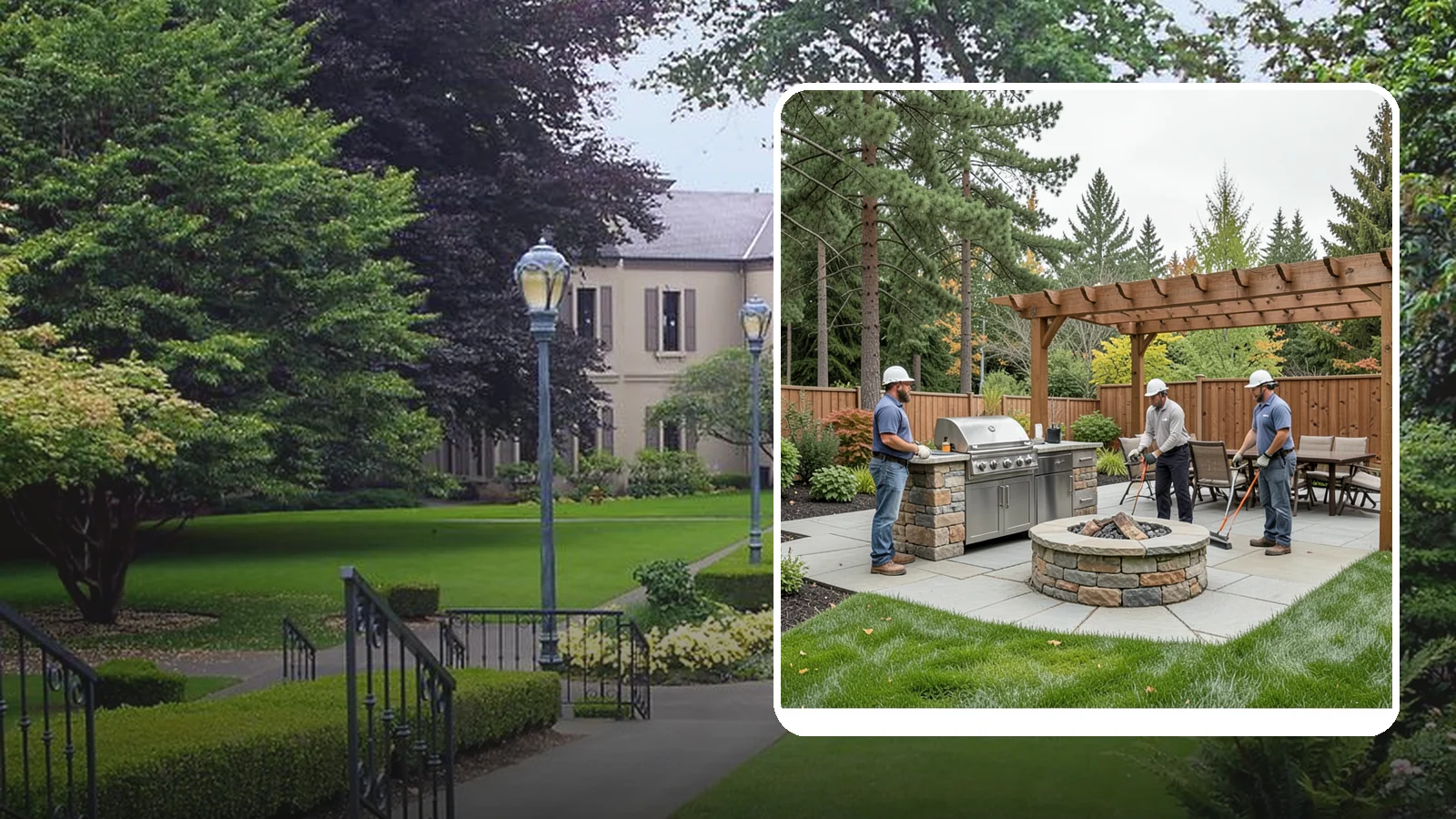 Outdoor Kitchen Installation in Woodinville, King County, WA - Custom outdoor kitchens with grills, counters, and storage that turn your backyard into an entertaining hub.