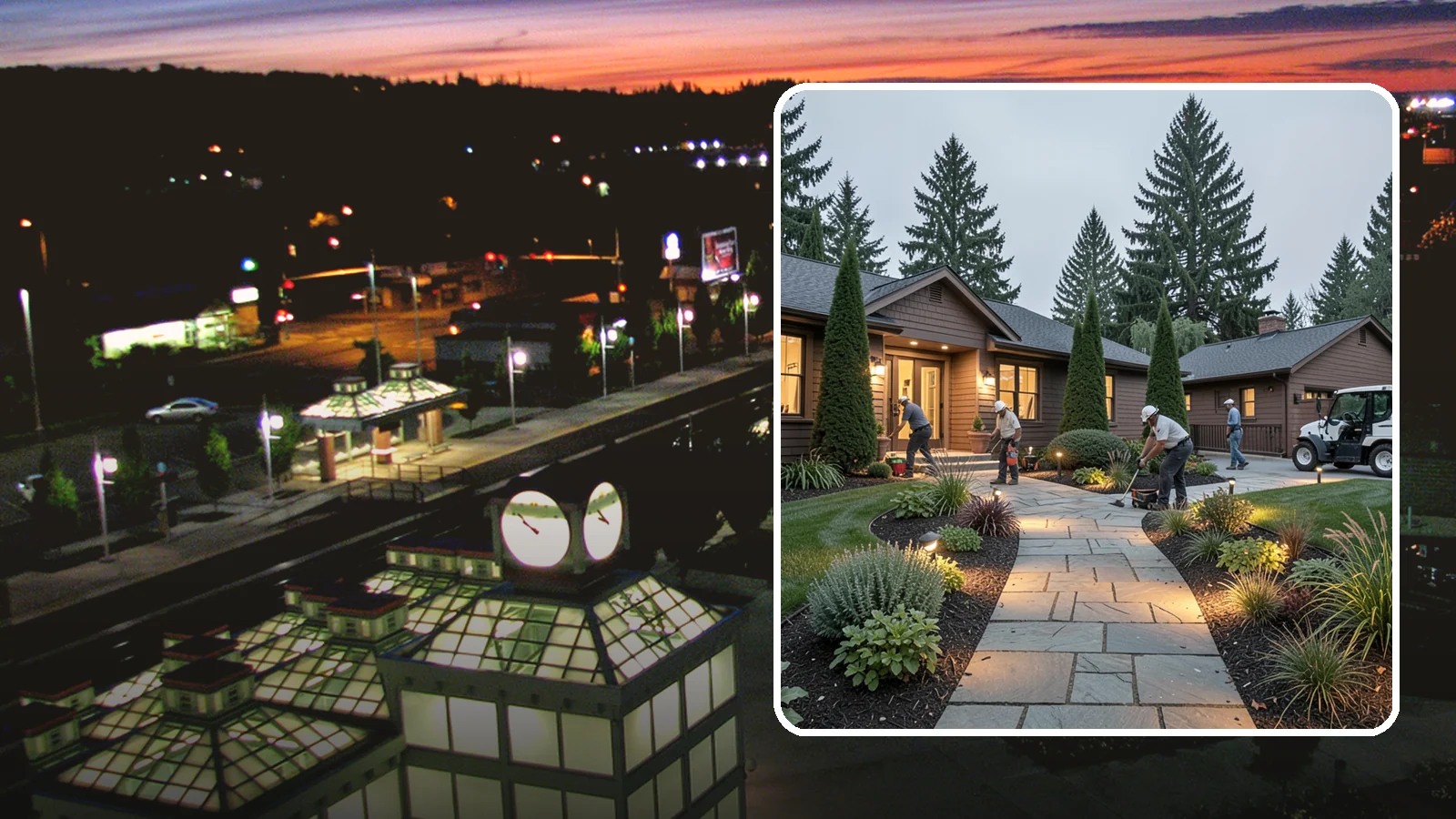 Outdoor Lighting in Auburn, King County, WA - Complete outdoor lighting for homes and grounds - safety, security, and ambiance in one system.