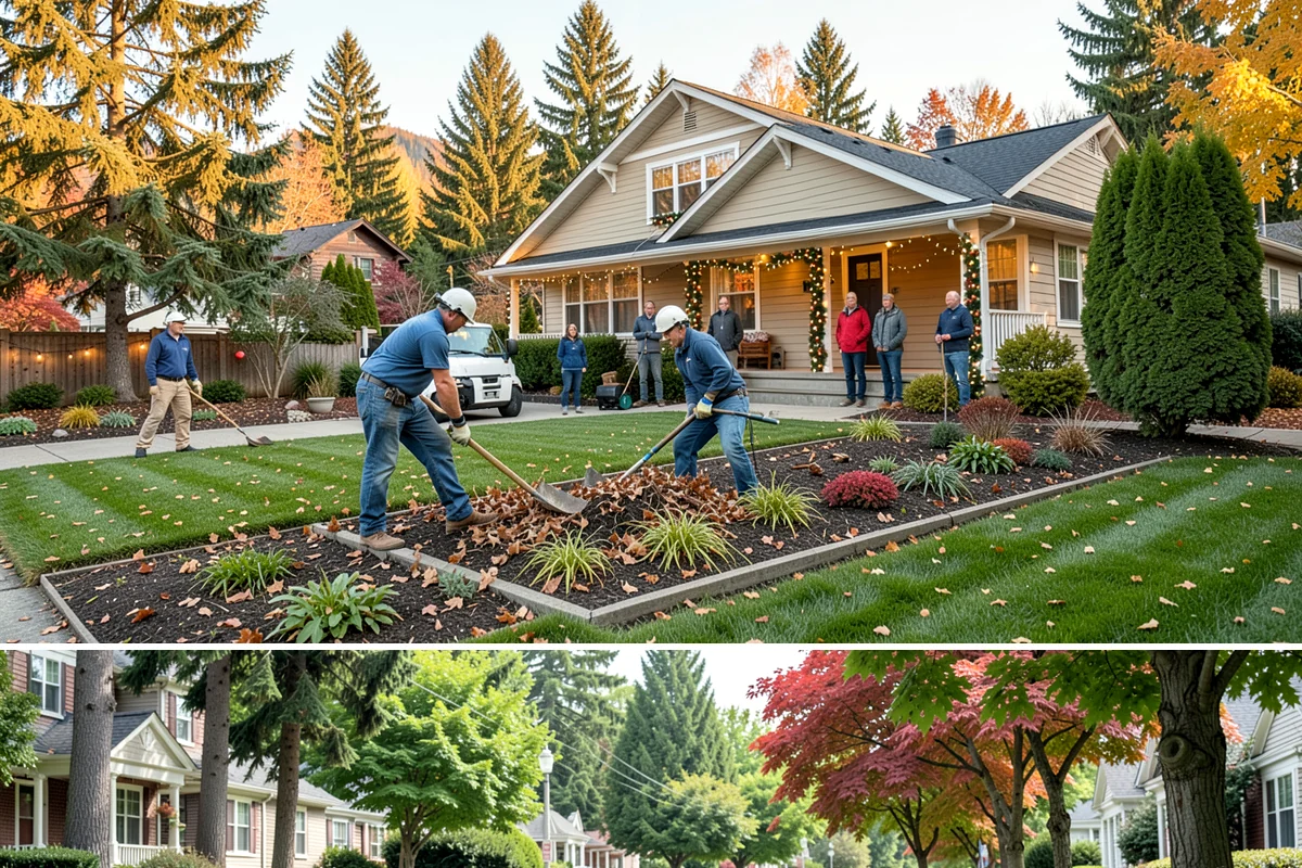 Outdoor Lighting in Beaux Arts Village, King County, WA - Can be installed year-round.
