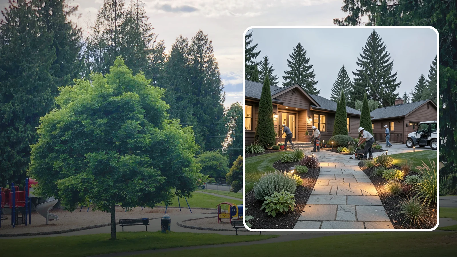 Outdoor Lighting in Bonney Lake, Pierce County, WA - Complete outdoor lighting for homes and grounds - safety, security, and ambiance in one system.