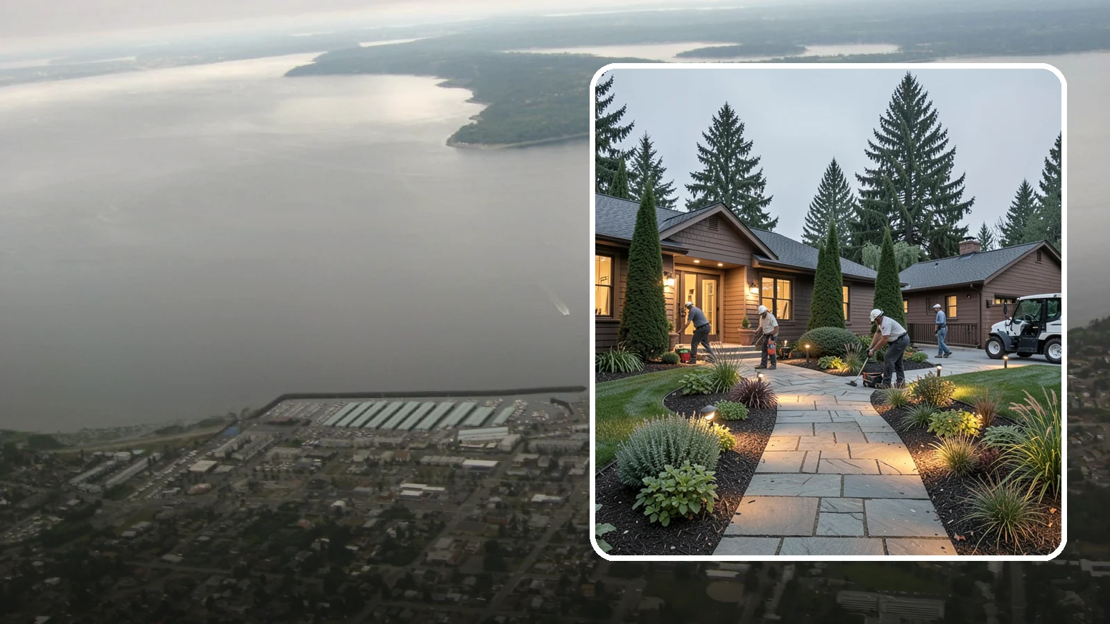 Outdoor Lighting in Des Moines, King County, WA - Complete outdoor lighting for homes and grounds - safety, security, and ambiance in one system.