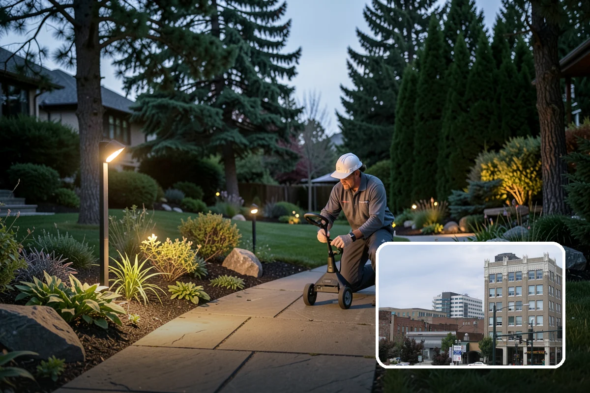 Outdoor Lighting in Everett, Snohomish County, WA - Safety, security, and ambiance together