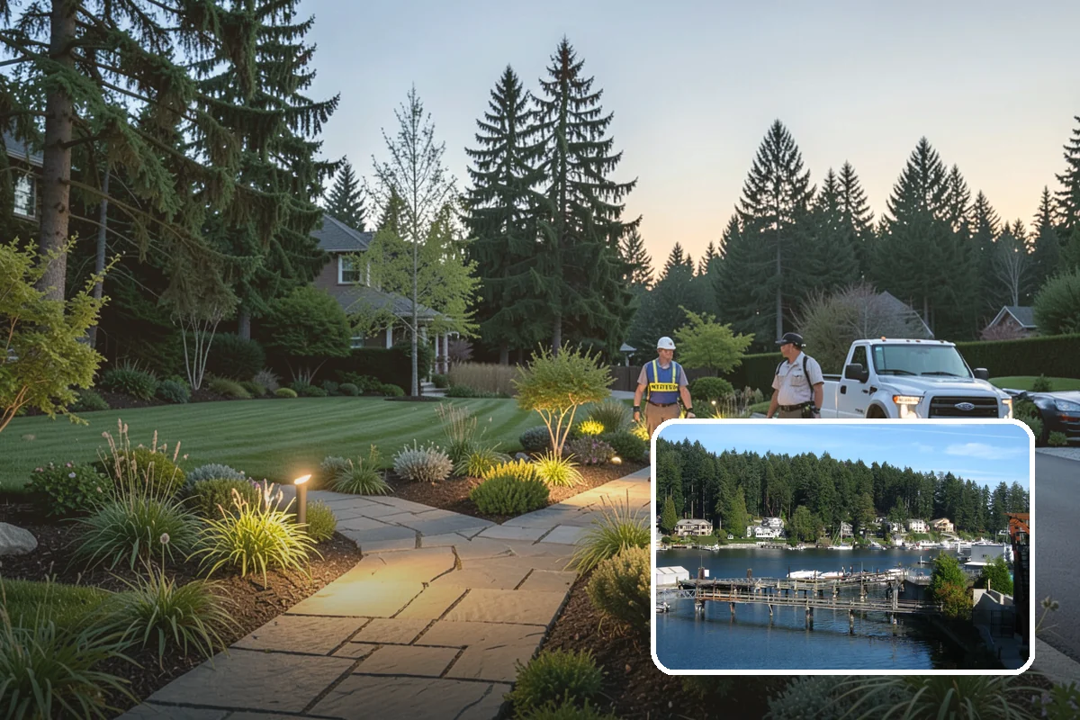 Outdoor Lighting in Gig Harbor, Pierce County, WA - Safety, security, and ambiance together