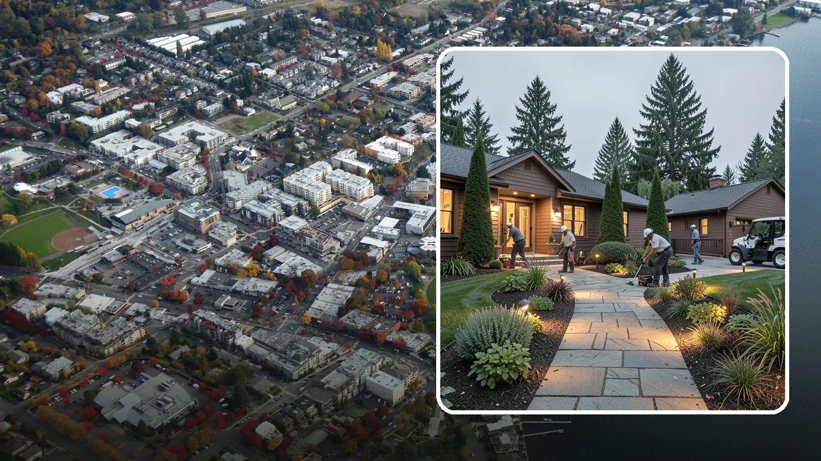 Outdoor Lighting in Kirkland, King County, WA - Complete outdoor lighting for homes and grounds - safety, security, and ambiance in one system.