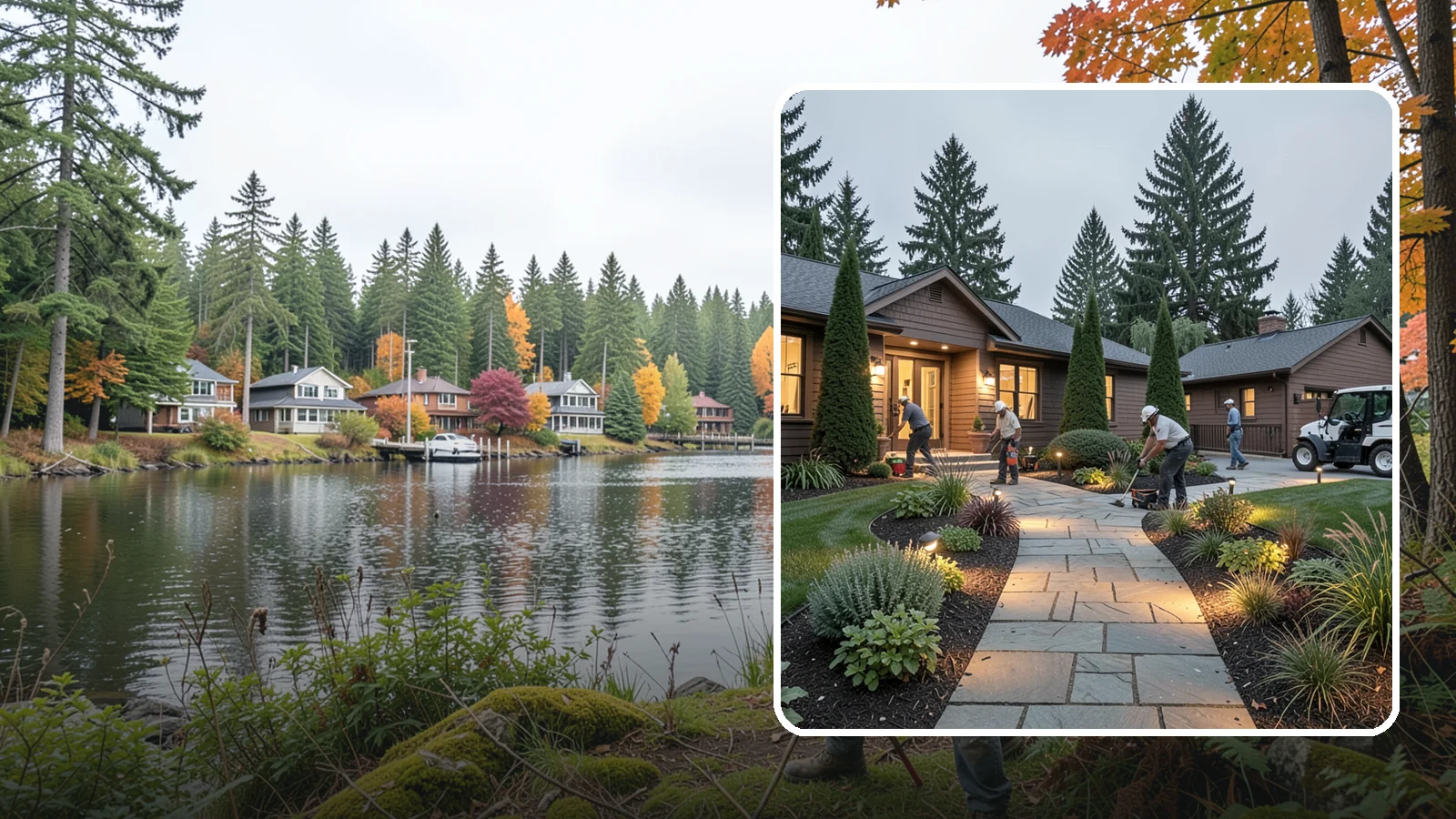 Outdoor Lighting in La Conner, Skagit County, WA - Complete outdoor lighting for homes and grounds - safety, security, and ambiance in one system.