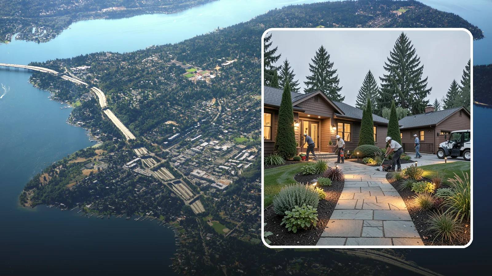 Outdoor Lighting in Mercer Island, King County, WA - Complete outdoor lighting for homes and grounds - safety, security, and ambiance in one system.