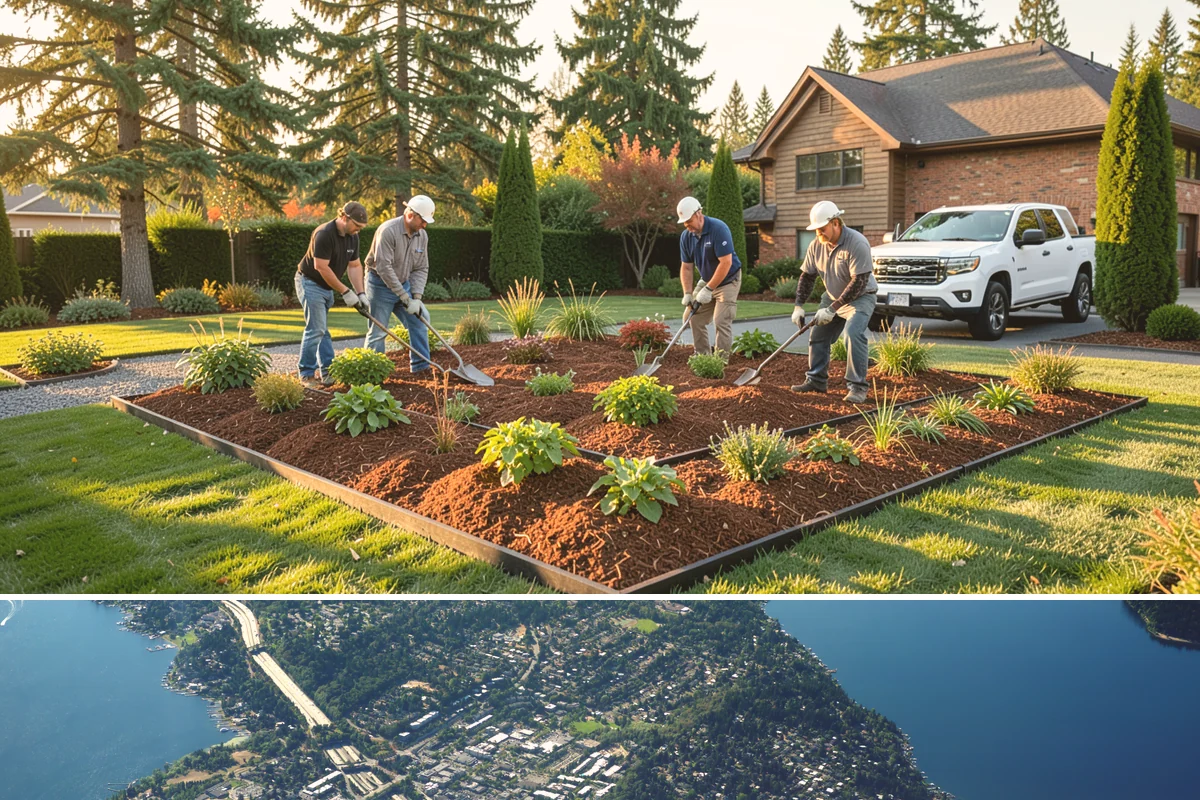 Outdoor Lighting in Mercer Island, King County, WA - Can be installed year-round.