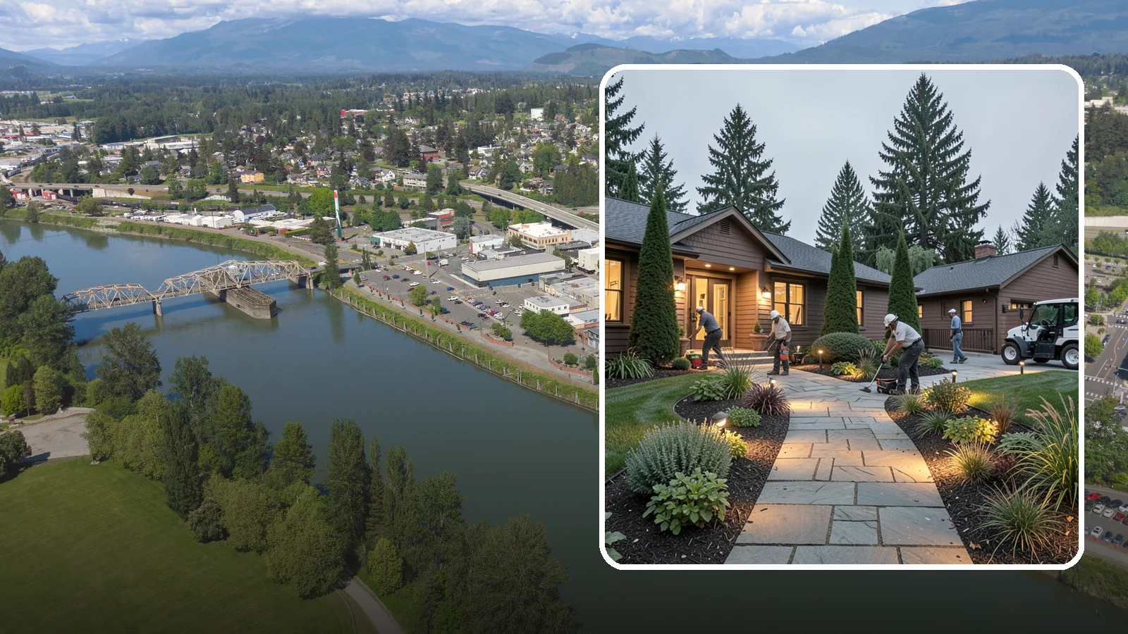 Outdoor Lighting in Mount Vernon, Skagit County, WA - Complete outdoor lighting for homes and grounds - safety, security, and ambiance in one system.