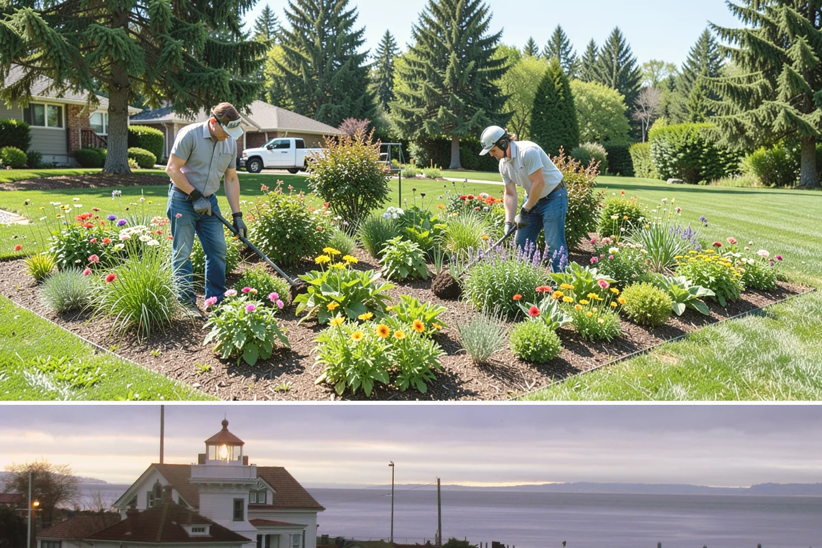 Outdoor Lighting in Mukilteo, Snohomish County, WA - Can be installed year-round.