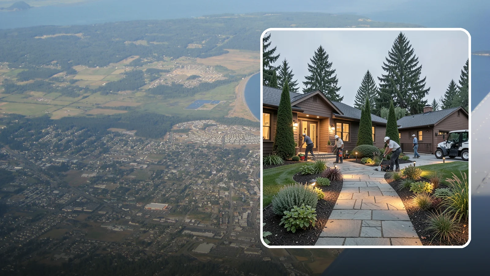 Outdoor Lighting in Oak Harbor, Island County, WA - Complete outdoor lighting for homes and grounds - safety, security, and ambiance in one system.