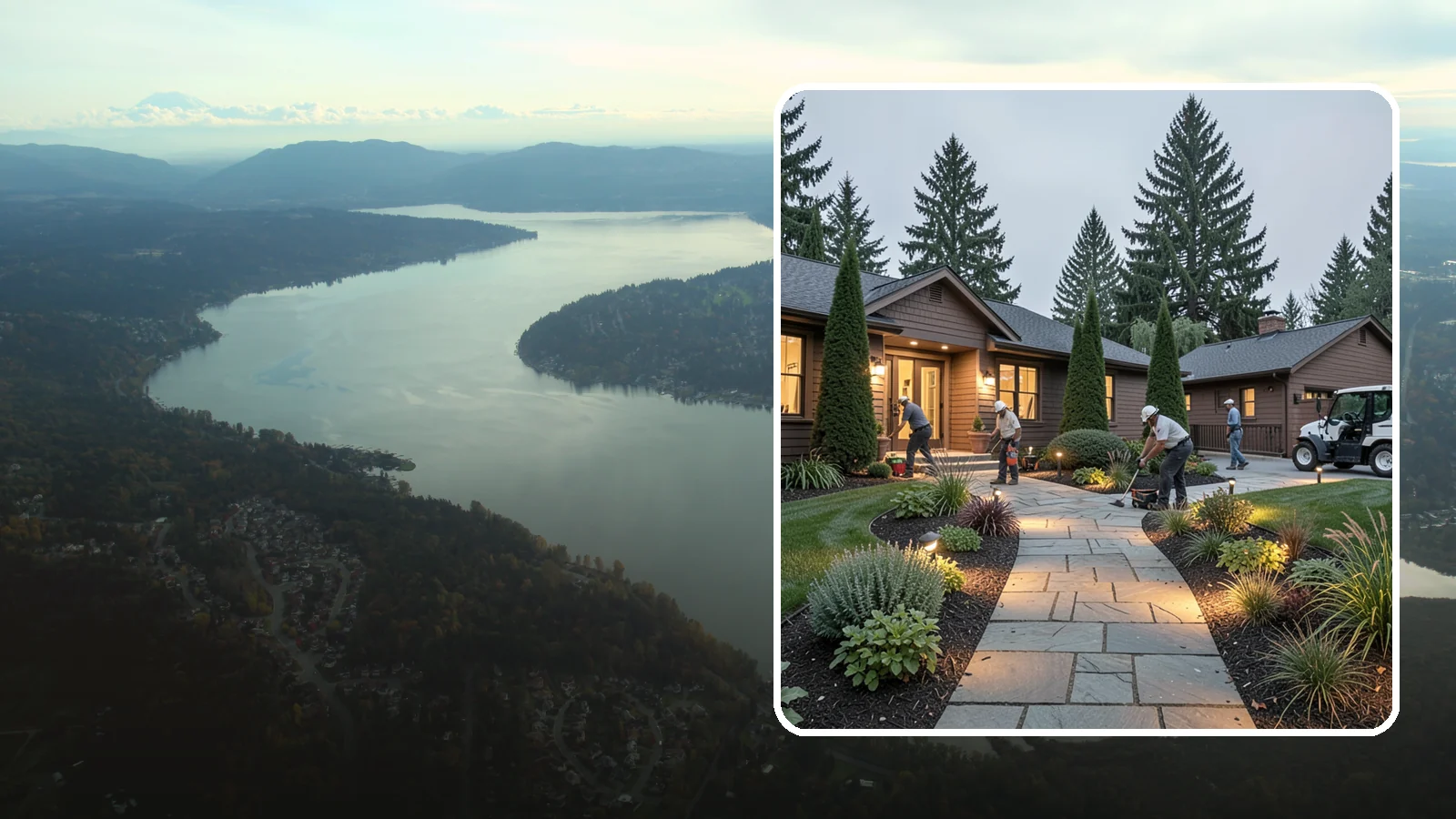 Outdoor Lighting in Sammamish, King County, WA - Complete outdoor lighting for homes and grounds - safety, security, and ambiance in one system.