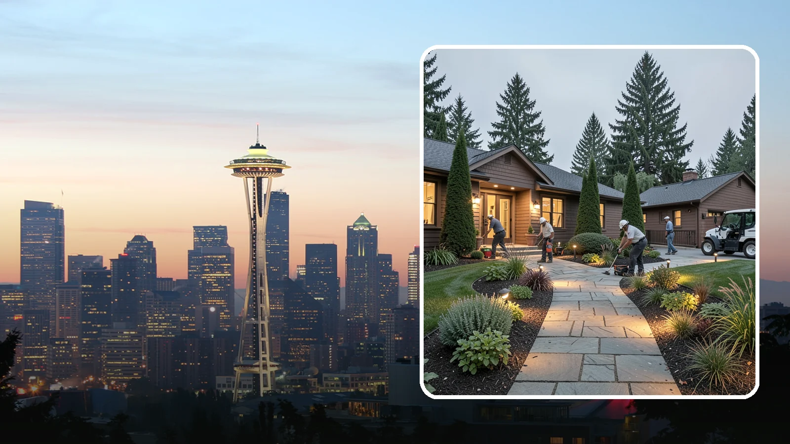Outdoor Lighting in Seattle, King County, WA - Complete outdoor lighting for homes and grounds - safety, security, and ambiance in one system.