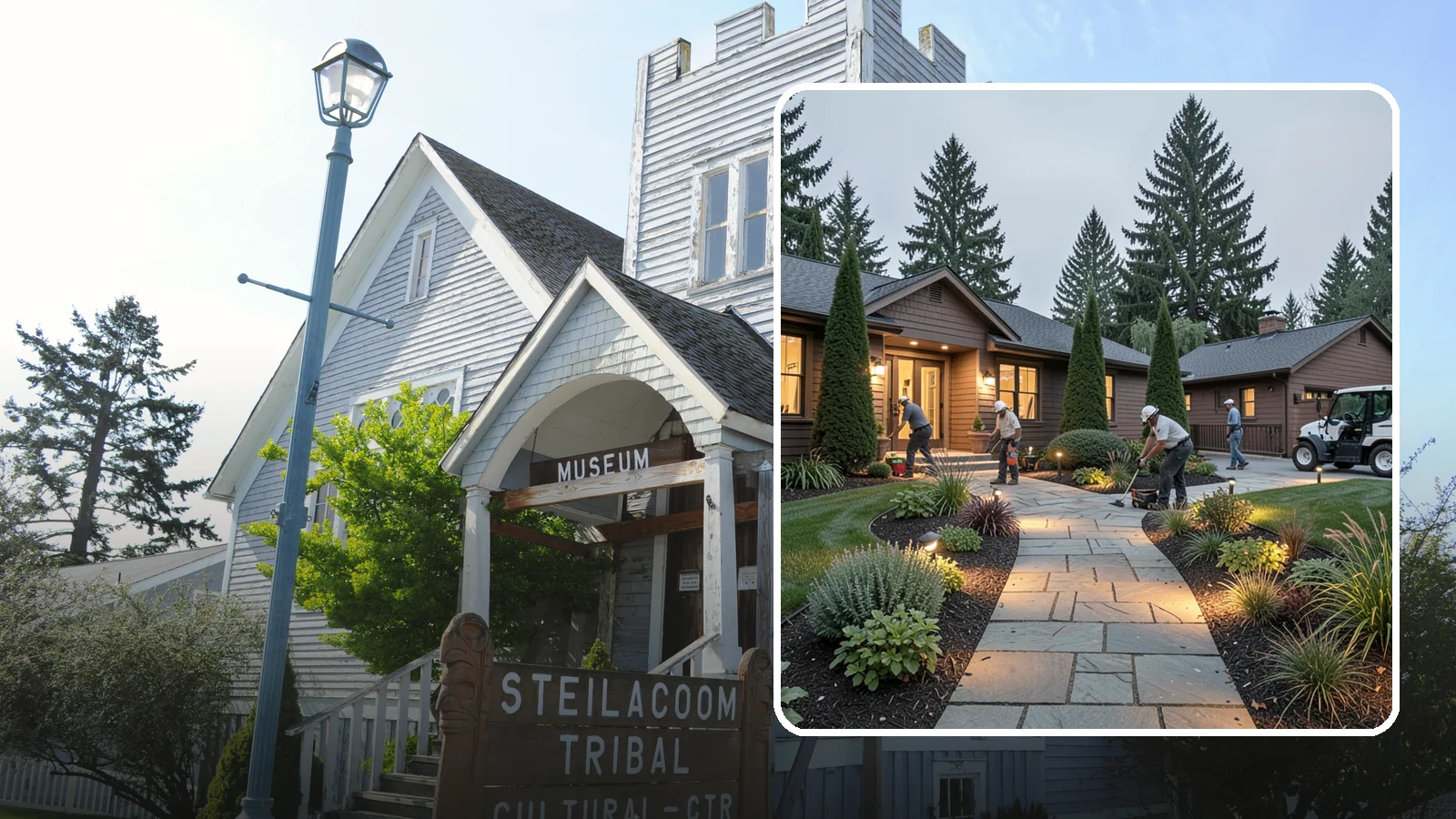Outdoor Lighting in Steilacoom, Pierce County, WA - Complete outdoor lighting for homes and grounds - safety, security, and ambiance in one system.