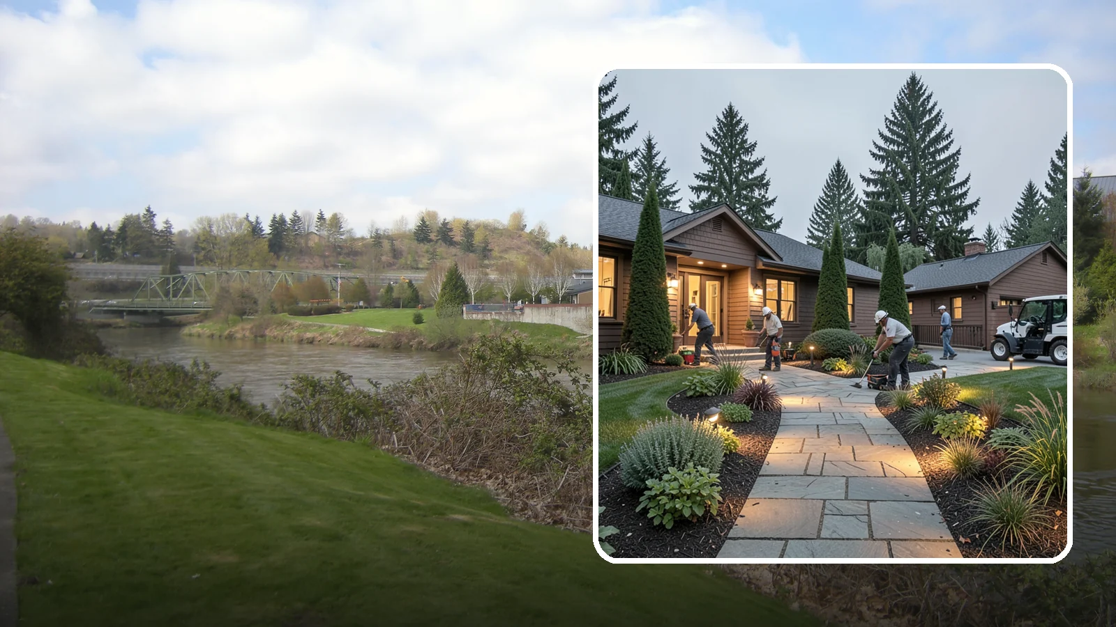 Outdoor Lighting in Tukwila, King County, WA - Complete outdoor lighting for homes and grounds - safety, security, and ambiance in one system.