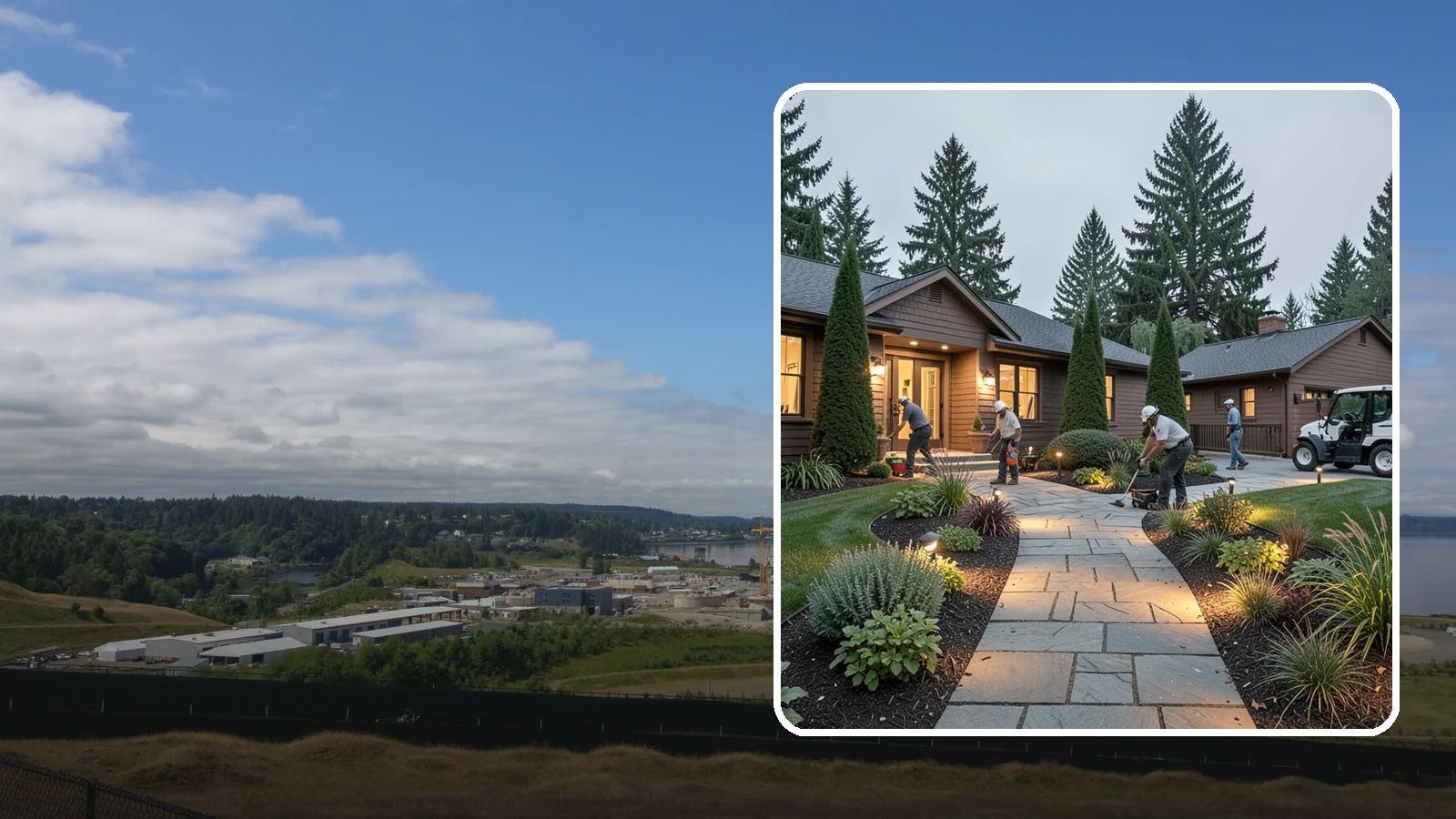 Outdoor Lighting in University Place, Pierce County, WA - Complete outdoor lighting for homes and grounds - safety, security, and ambiance in one system.