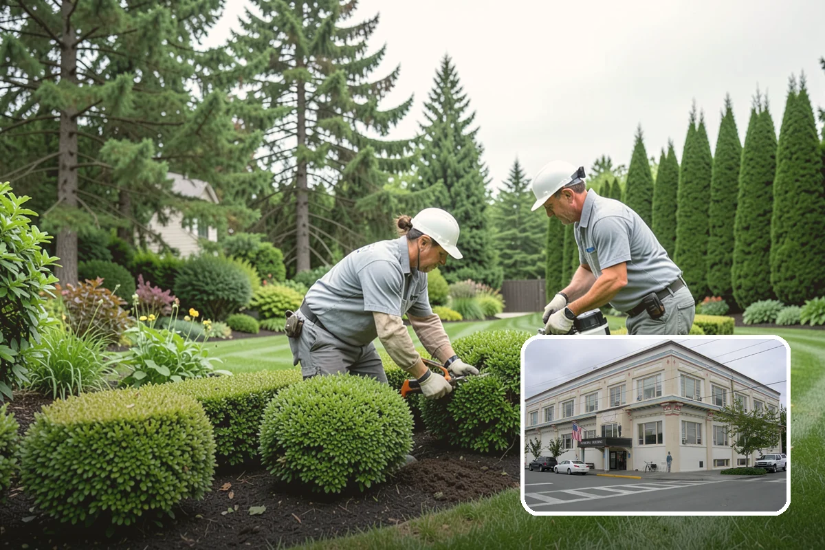 Overgrown Hedge Restoration in Anacortes, Skagit County, WA - Reclaims overgrown hedges from fences and paths