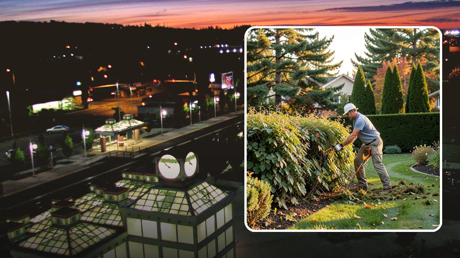 Overgrown Hedge Restoration in Auburn, King County, WA - Comprehensive restoration that reclaims neglected, oversized hedges and brings them back to a healthy, manageable, well-defined...