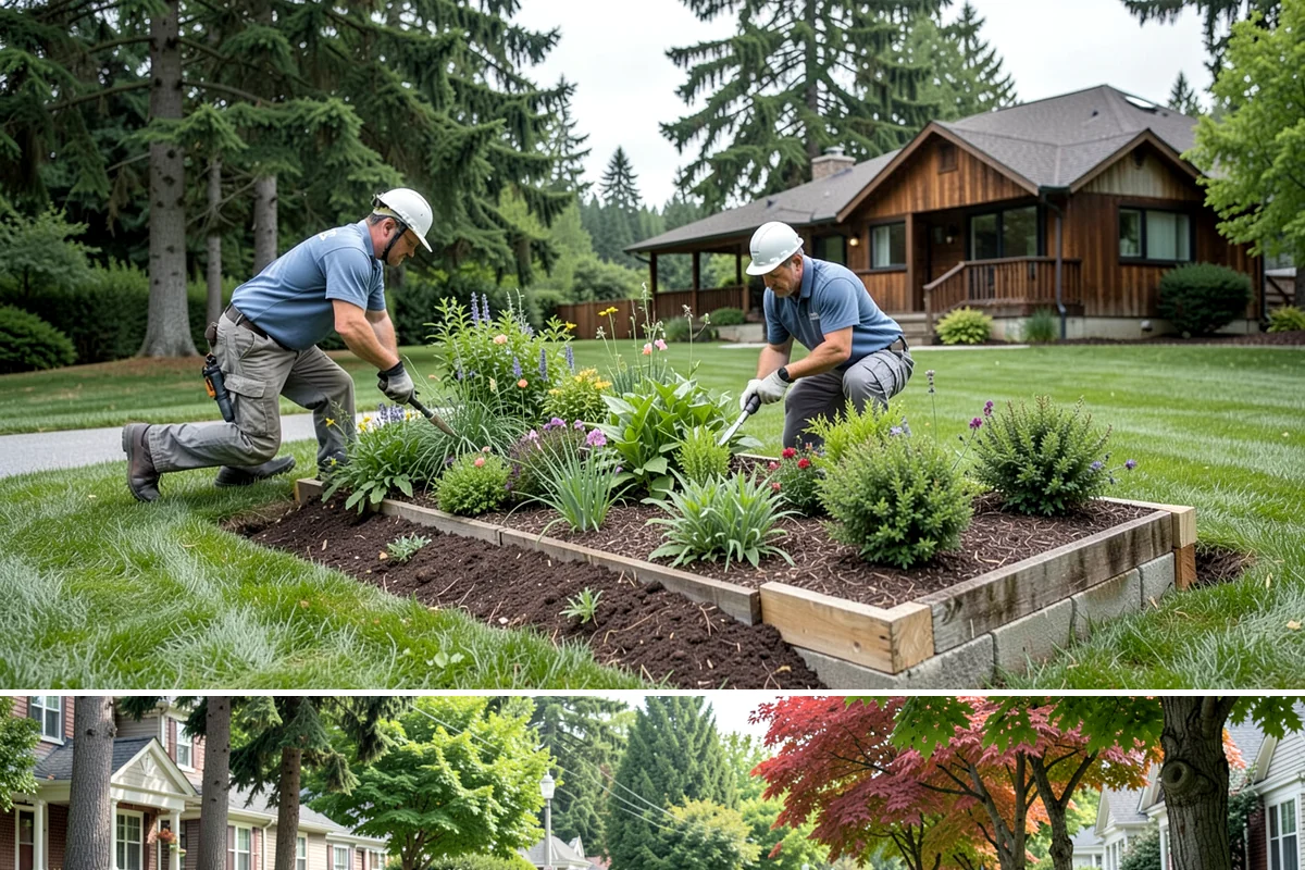 Overgrown Hedge Restoration in Beaux Arts Village, King County, WA - Begin restoration in late winter to early spring so plants recover strongly through the growing season.