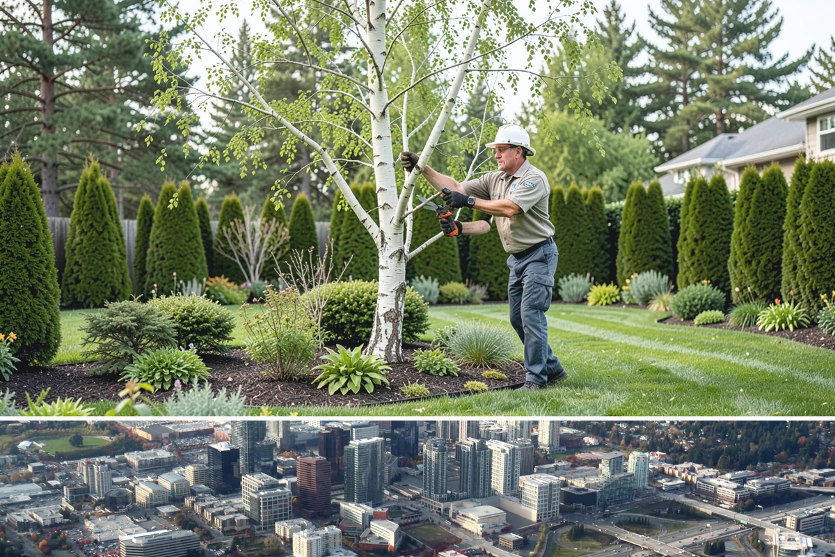 Overgrown Hedge Restoration in Bellevue, King County, WA - Begin restoration in late winter to early spring so plants recover strongly through the growing season.