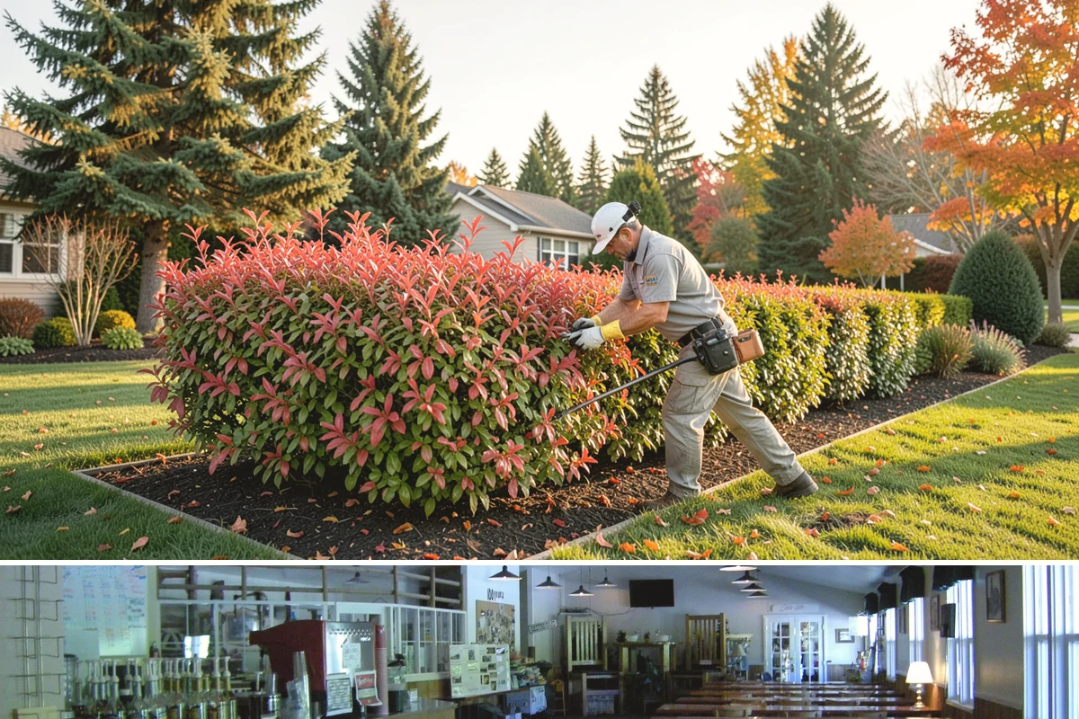 Overgrown Hedge Restoration in Black Diamond, King County, WA - Begin restoration in late winter to early spring so plants recover strongly through the growing season.